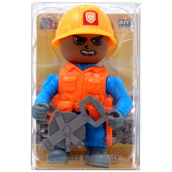 City Builder Little Engineer Construction Worker Figure (with Tape Measure)