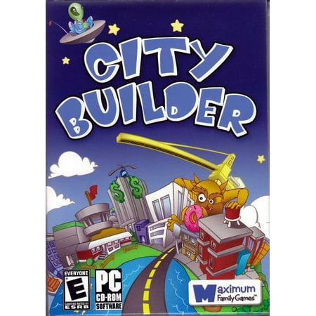 City Builder PC CD-Rom Software - An Interactive Puzzle Game for all ages