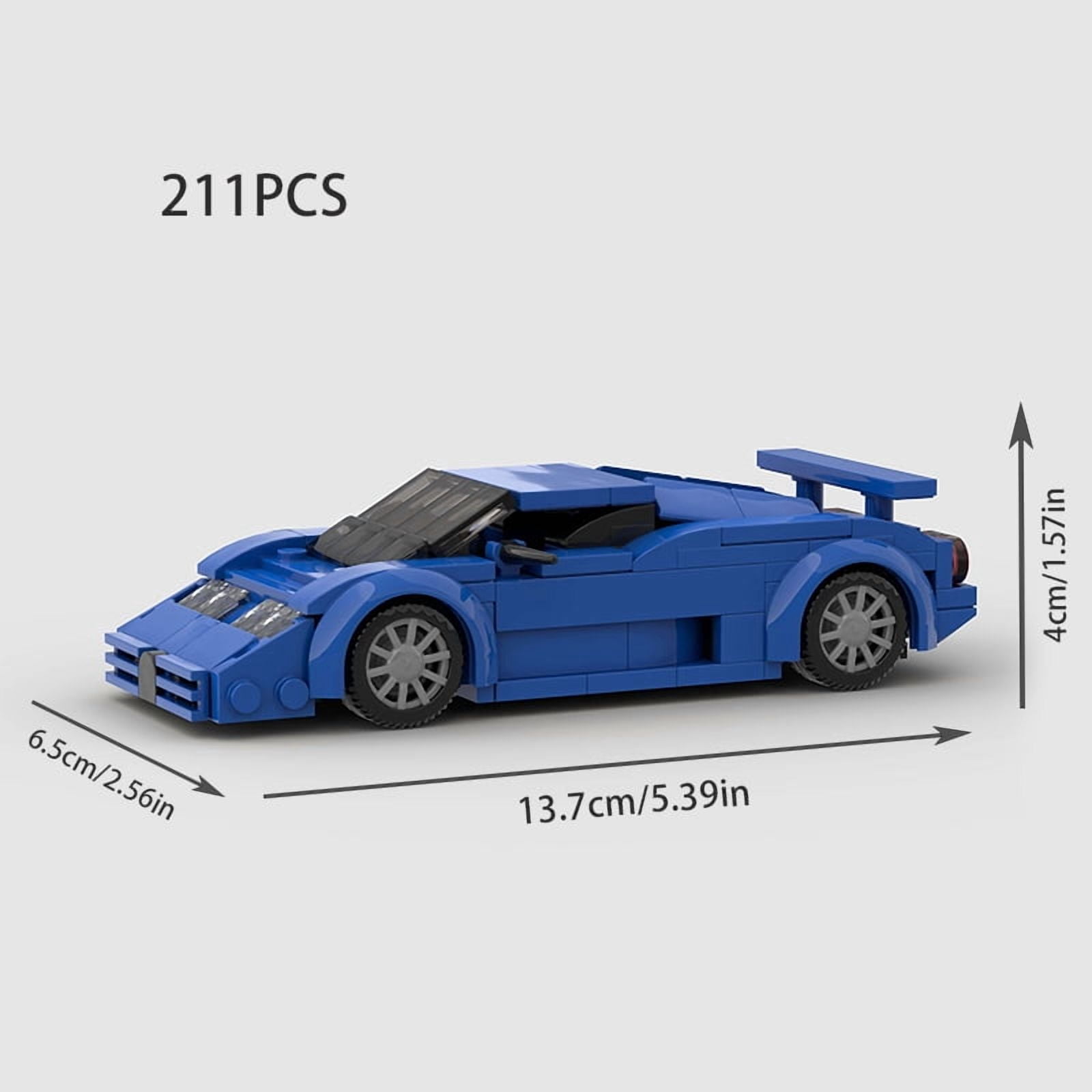 City Car Classic Vehicle Speed Champion Racer EB110 MOC Building Blocks ...