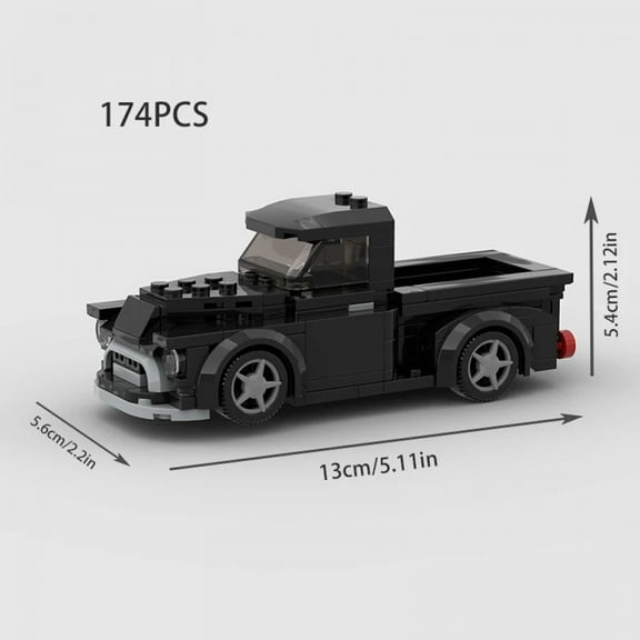 City Car Vehicle Speed Champion Racer Pickup Truck Building Blocks Brick Racing Super Technique Creative Garage Set Kid Toys MOC