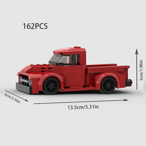 giftMOC Pickup Truck Mini Van City Tool Car Speed Champions Power Building Blocks Bricks Kids Toys Gift Super Racers Vehicle Model