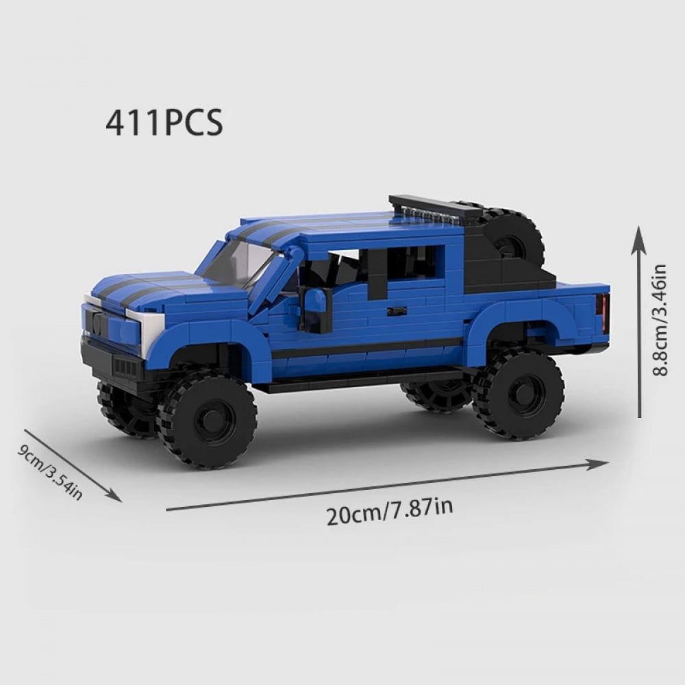 City Car Vehicle Speed Champion Racer Pickup Truck Building Blocks ...