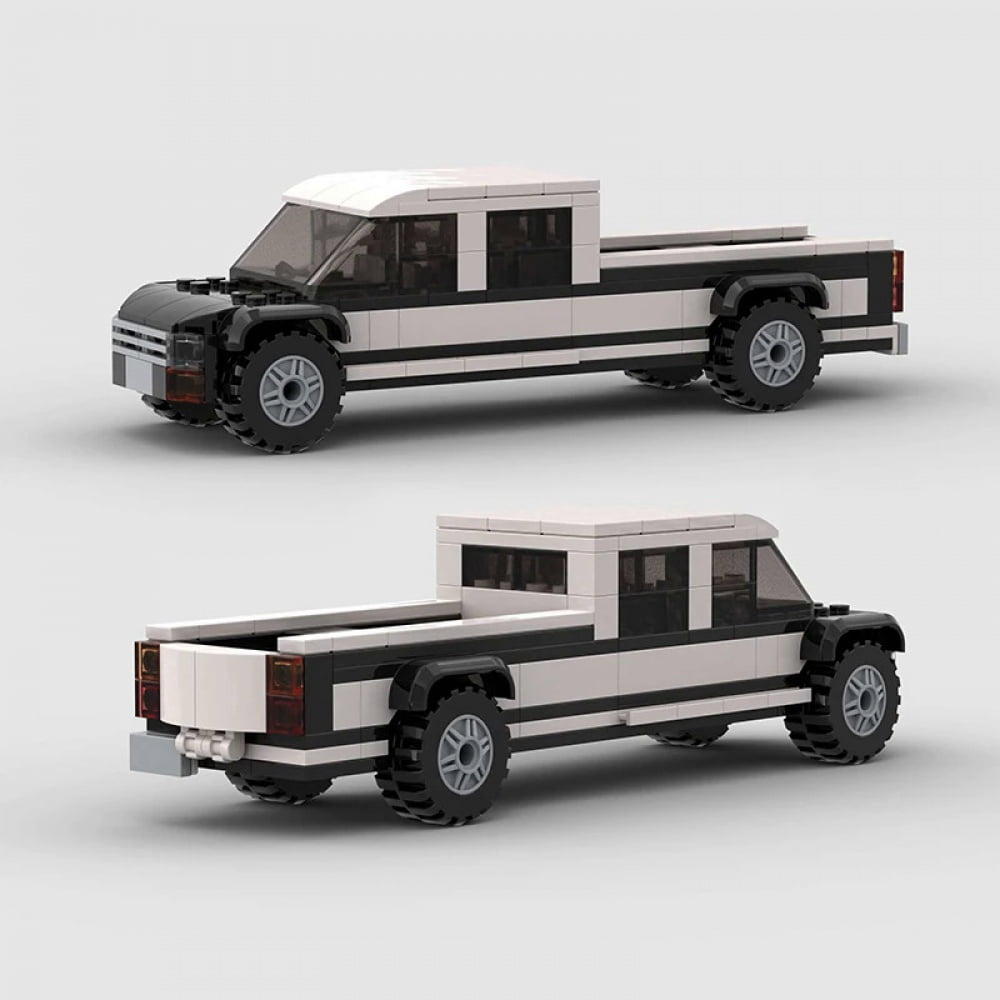 City Car Vehicle Speed Champion Racer Pickup Truck Building Blocks ...