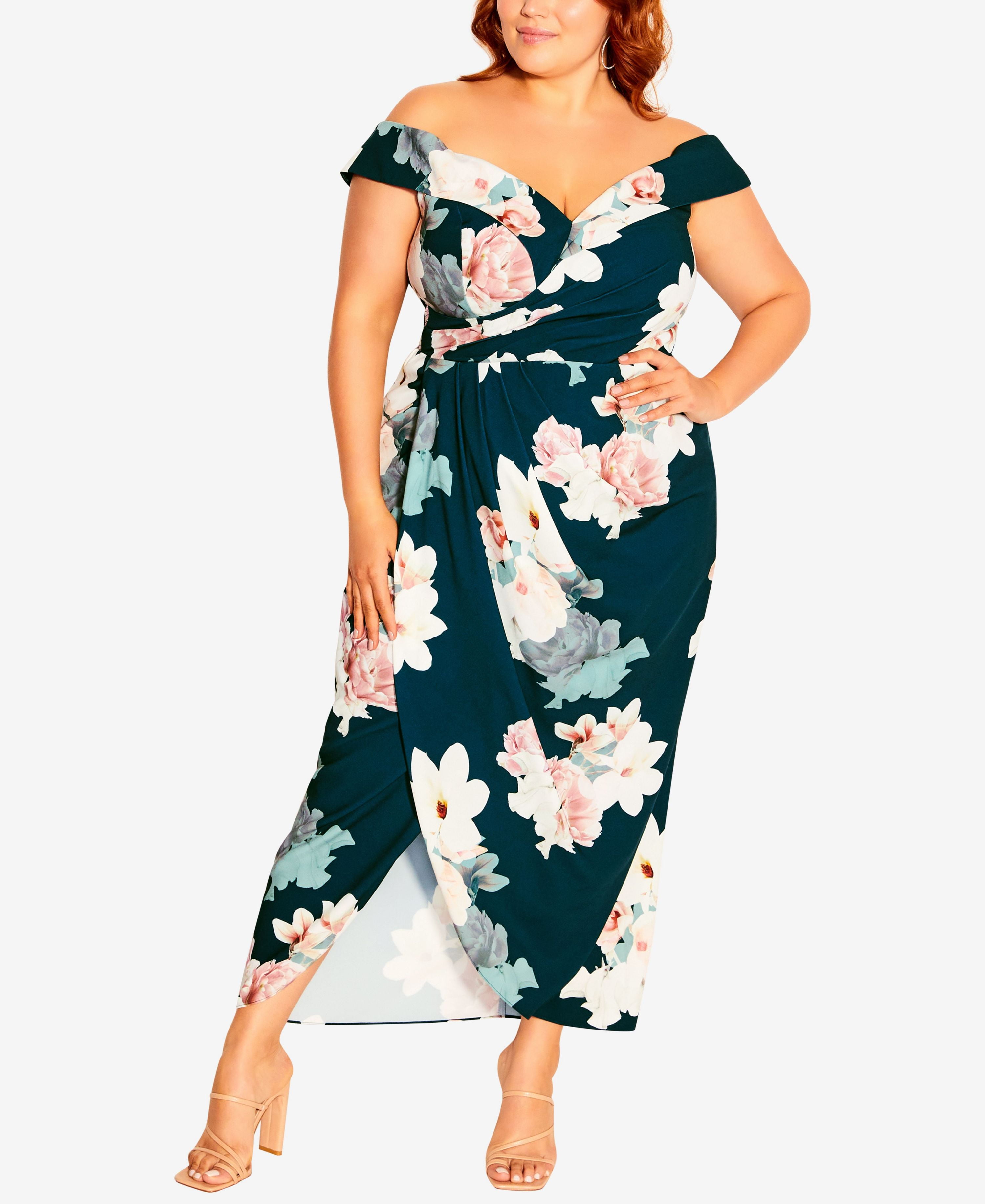 carrie maxi dress Shop Carrie Deep Purple Floral Puff Sleeve Maxi Dress