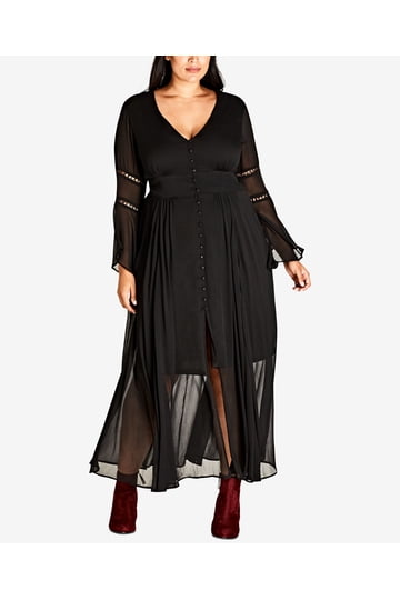 walmart plus size black dress Black Satin Mini Dress main image 1