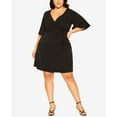 thumbnail image 1 of City Chic Trendy Plus Size Carly Mini Dress Black 22W, 1 of 1