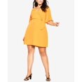 thumbnail image 1 of City Chic Trendy Plus Size Carly Mini Dress Gold 18, 1 of 1