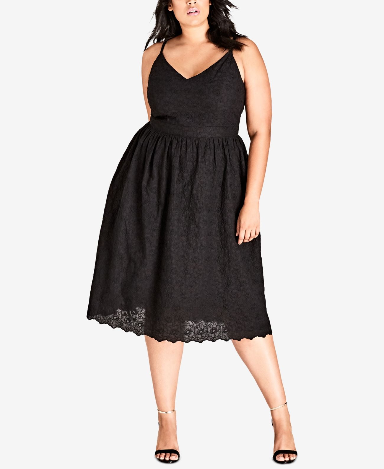 City Chic Trendy Plus Size Cotton Embroidered Fit & Flare Dress Black 14W - Walmart.com City Chic Trendy Plus Size Cotton Embroidered Fit & Flare Dress Black 14W - Walmart.com