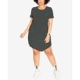 thumbnail image 1 of City Chic Trendy Plus Size Laid Back Stripe Dress Black And White 16W, 1 of 1