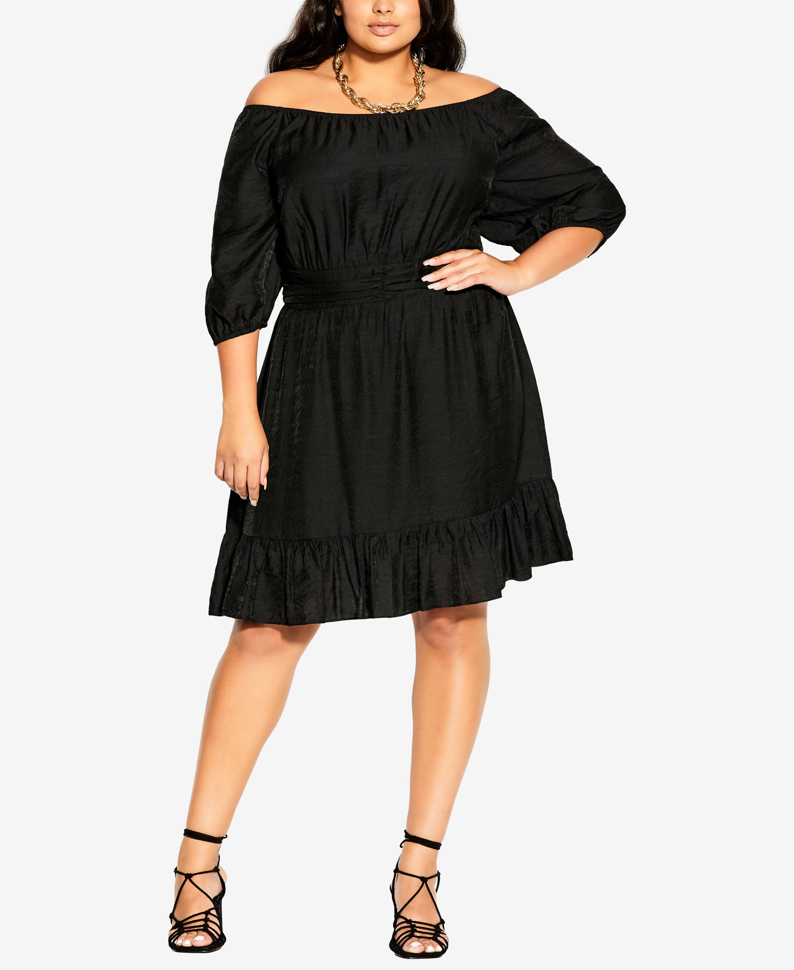 city chic off the shoulder dress City Chic Plus Size Paloma Off Shoulder Maxi Dress