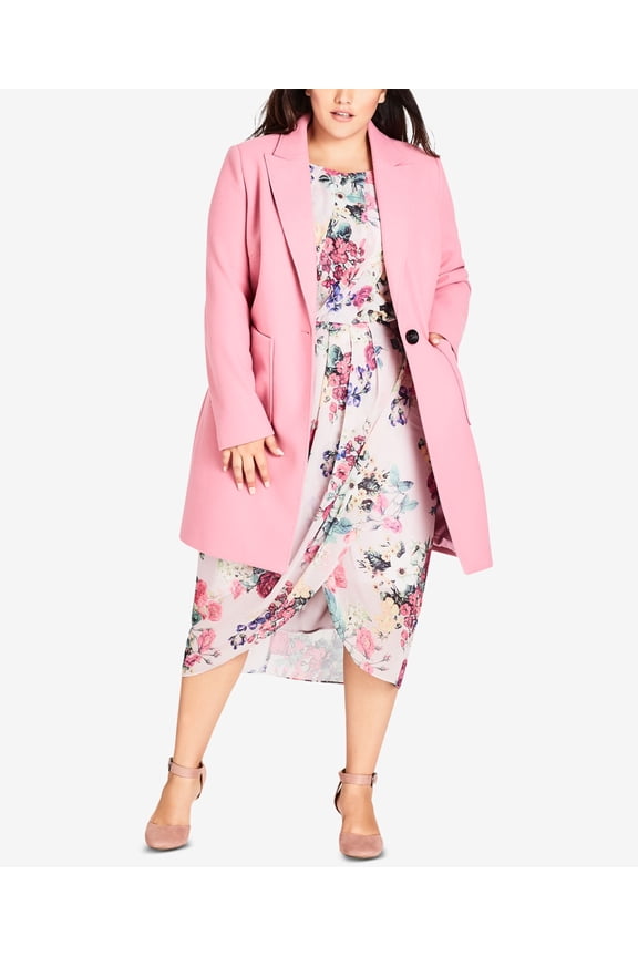 Trendy Plus Size Sweet Romance Coat Lolly S