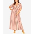 thumbnail image 1 of City Chic Trendy Plus Size Takamaka Stripe Maxi Dress Takamaka Stripe 16W, 1 of 1