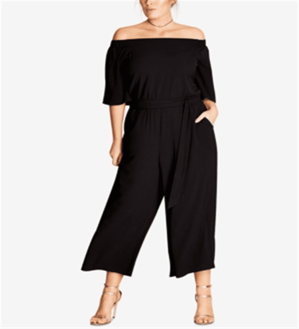 City chic off the 2025 shoulder jumpsuit