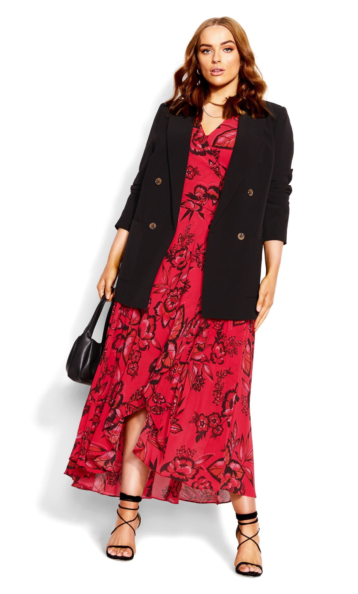 City Chic Womens Plus Size Estella Maxi Dress Walmart