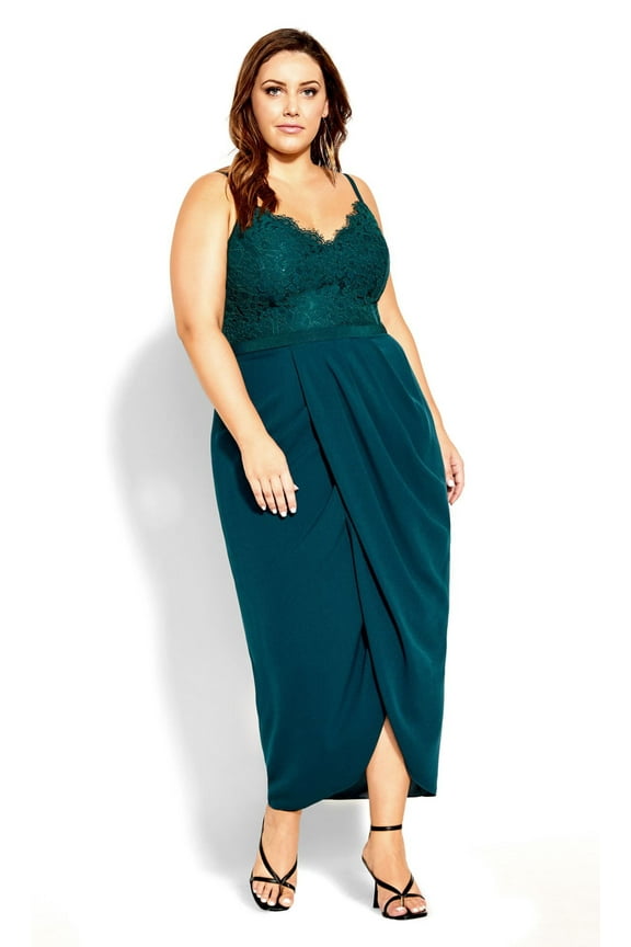 Women's Plus Size Lace Touch Dress