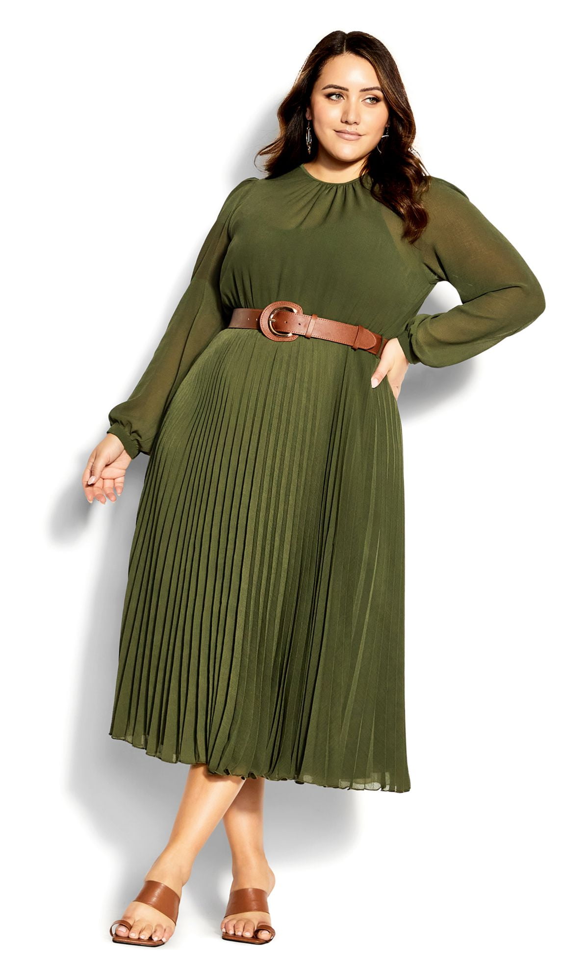 City chic long sleeve dress outlet