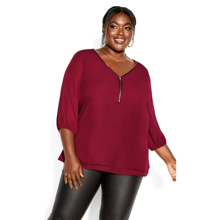 Ruby red women's plus sales size