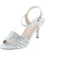 thumbnail image 1 of City Classified Nasa Comfort Womens Strappy Rhinestone Open Toe Low Heel Heeled-Sandals, 1 of 7