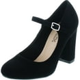 block heel closed toe shoes