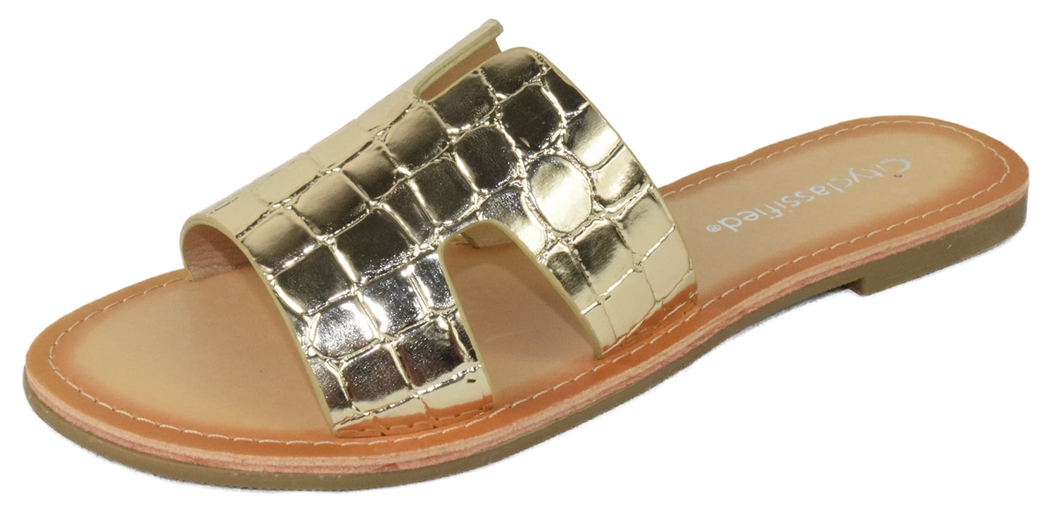 City Calfskin Flip Flop Sandals