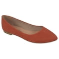 thumbnail image 1 of City Classified Women Casual Flat Office Shoes Wide Width Fit Pointy Toe W-HOLD Orange 7, 1 of 2