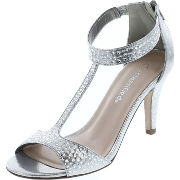 City Classified Womens Alicia Open Toe High Heel Dress Sandals