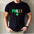 thumbnail image 1 of City Clover Holiday Celebration Festive Graphic Minimalist Art Unisex T-Shirt, for men & women, up to size 5XL, 1 of 2