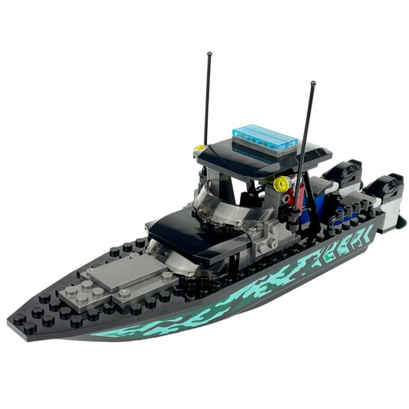 City Coast Guard Boats and Ships Building Blocks Sets, Police Boat, Rescue Boat, Guard Boat, Patrol Boats, Fishing Boat and Rescure Helicopter, Fun Gifts for Boys and Girls