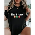 thumbnail image 1 of City - Culture Graphic Tee, Tops Has "The Bronx NYC" Text, Round Neck Regular Fit T - shirts, Size(S - 5XL), 1 of 5