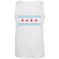 thumbnail image 1 of City Flag Chicago Mens Tank Top White 3X-LG, 1 of 1