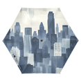 thumbnail image 1 of City Folding Umbrella UV50+ Waterproof Sun Protection Auto Open Close Compact Fiberglass Frame, 1 of 8
