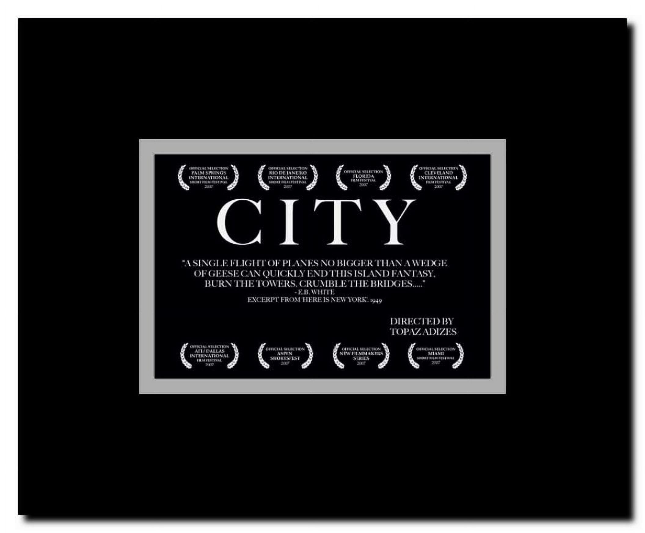 City Framed Movie Poster