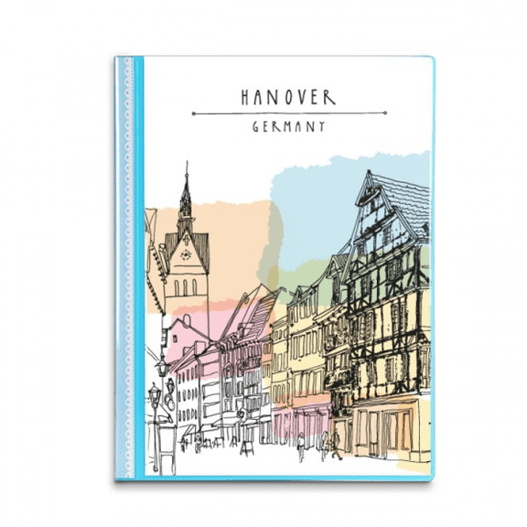 City Germany Hannover Landscape Book Sheet Protectors Portfolio Binder Folder