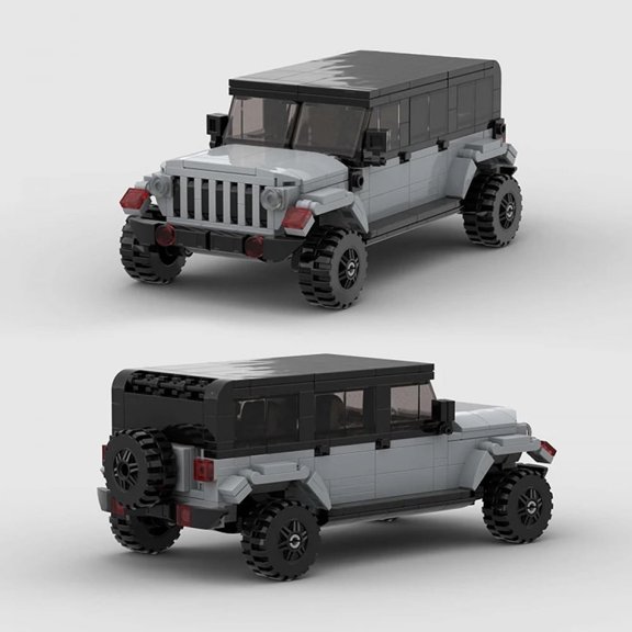 City Great Off-Road Vehicle SUV Building Blocks Speed Champions Moc Set Racing Model Sport Super Technique Creative Kids Toy NEV