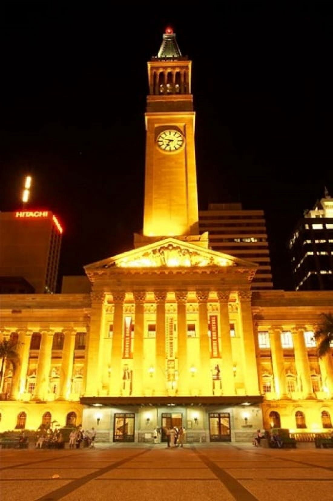 City Hall King George Square Brisbane Queensland Australia Canvas Art - David Wall DanitaDelimont (24 x 36)