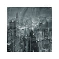 thumbnail image 1 of City Head Scarf, Aerial Night Landscape, Head Wrap, 3 Sizes, by Ambesonne, 1 of 2
