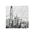thumbnail image 1 of City Head Scarf, Hong Kong Building Sketch Art, Head Wrap, 3 Sizes, by Ambesonne, 1 of 2