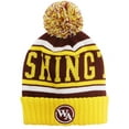 thumbnail image 1 of City Hunter USA Patch Style Men's Winter Hats (Washington Gold/Burgundy Patch), 1 of 1