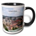thumbnail image 1 of 3drose, City in Lithuania, 11oz Two-tone Black Mug, 1 of 6