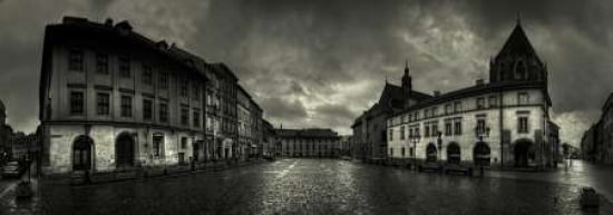 City In The Rain Canvas Art - Paralaxa (10 x 20)