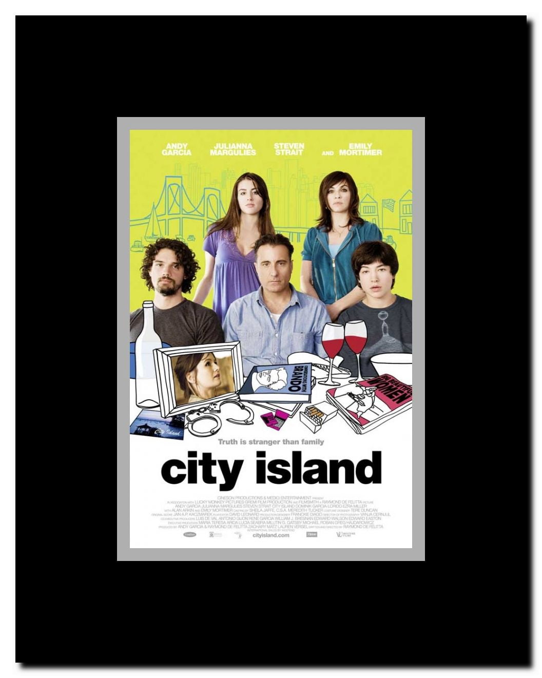 City Island Framed Movie Poster