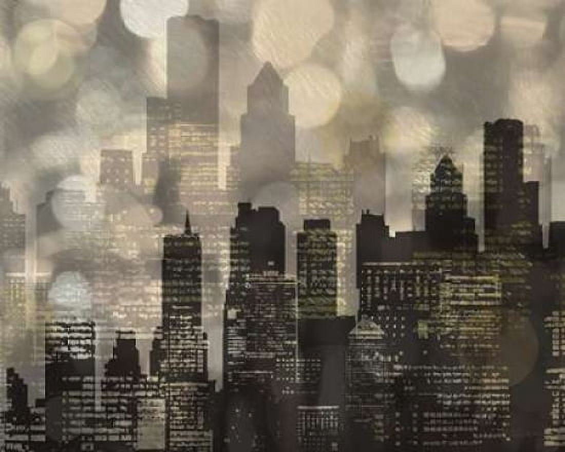 City L Lights Canvas Art - Katrina Craven (24 x 30)