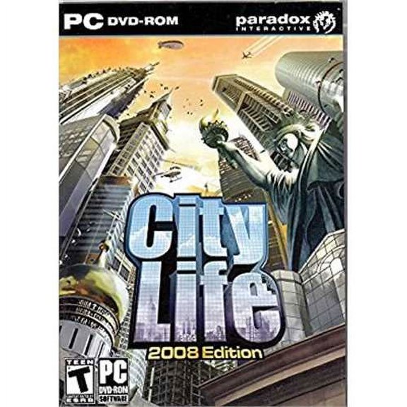 CITY LIFE 2008 - PC DVD-Rom - Build the City of Your Dreams - Be Your Own Builder