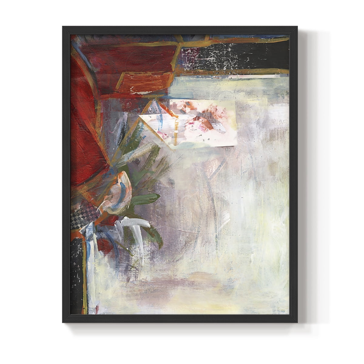 City Life III Framed Print in Black Solid Wood Framed Print No Nail Hanging