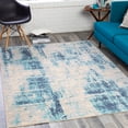 thumbnail image 1 of City Light Aqua 7'10" x 10' Modern Rectangle Area Rug, 1 of 7