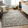 thumbnail image 1 of City Light Black 6'7" x 9' Modern Rectangle Area Rug, 1 of 6