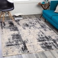 thumbnail image 1 of City Light Black 7'10" x 10' Modern Rectangle Area Rug, 1 of 6