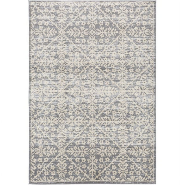 City Light CYL-2323 6'7" x 9' Rug in Charcoal/Light Gray/Wheat/Cream