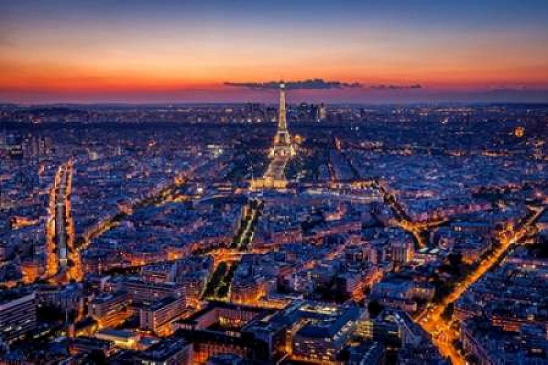 City Lights Canvas Art - HJ Herrera (24 x 36)