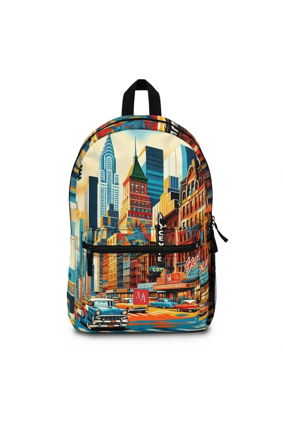 City Lights and Classic Cars - Backpack